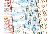 French Girl Paper Pack, a Pattern Graphic by HeidiCIllustration (Thumbnail 2 of 3)