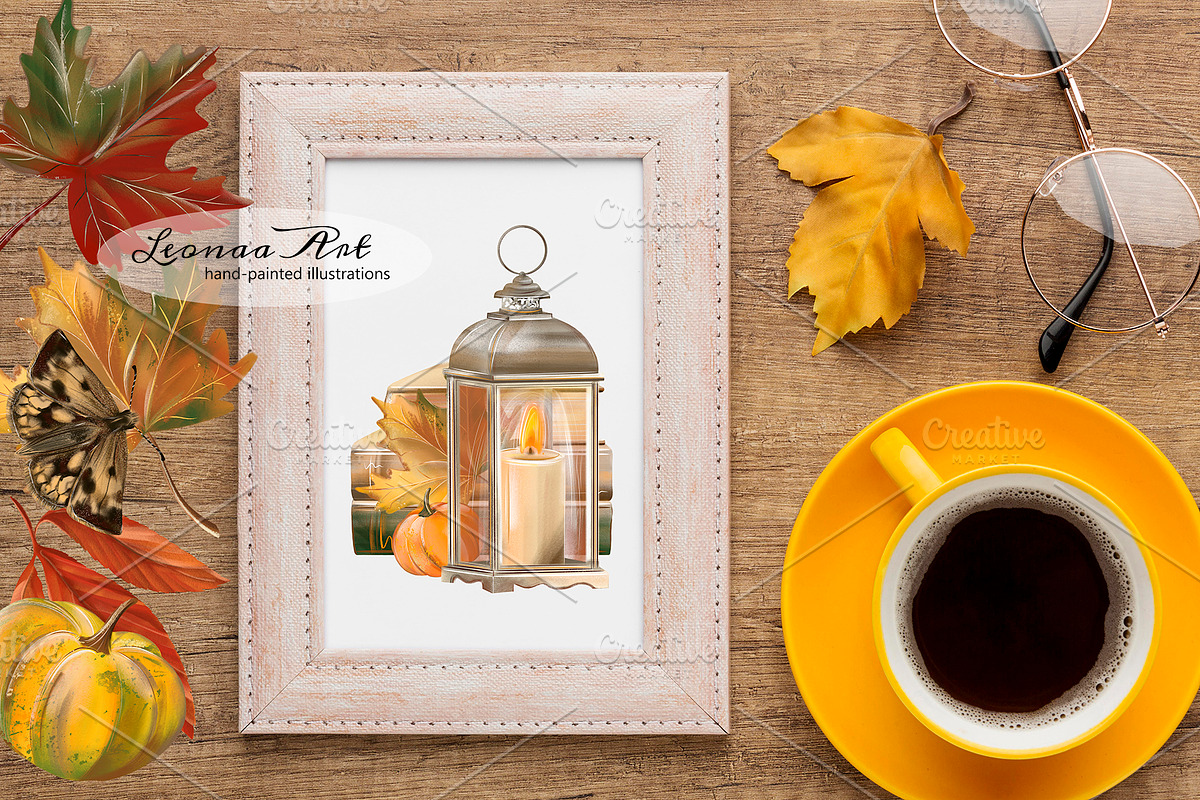 Cozy Autumn. Collection, an Illustration by Leonaa art (Photo 10 of 13)