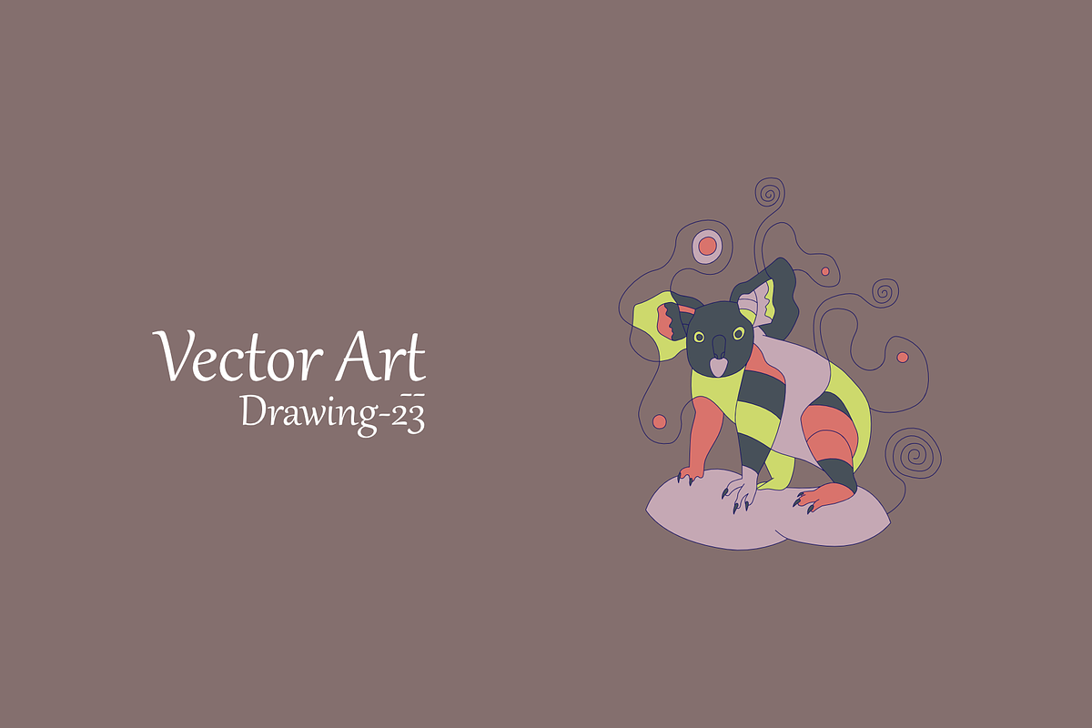 D-23 : super cute Koala, an Animal Illustration by ssattass