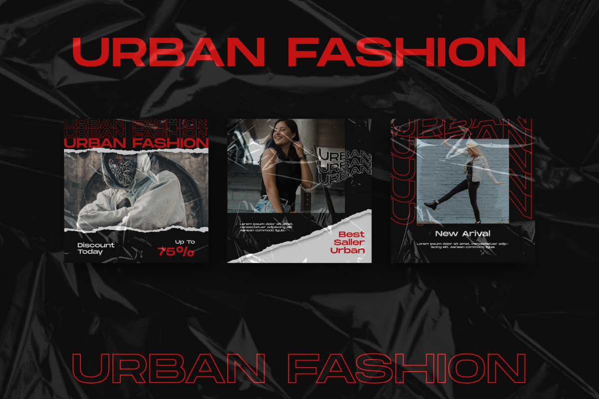 Urban Story & Feed Instagram Templat, a Social Media Template by Inkofert (Photo 4 of 11)