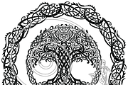 Tree of Life, Celtic Knotwork Art, a Decorative Illustration by Abysm Internal (Thumbnail 2 of 4)
