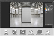 Poster Industrial Hall Mockup PSD, an Advertising Mockup by Bruno's Shop (Thumbnail 2 of 3)