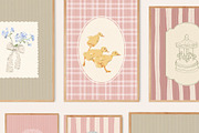 Animals Nursery Wall Art Prints, a Background Graphic by whiteheartdesign (Thumbnail 10 of 17)