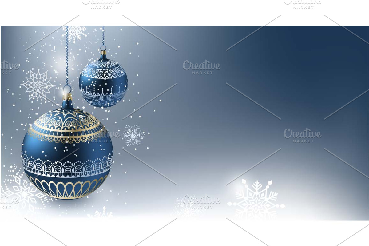 Christmas Background, a Decorative Illustration by Solana (Photo 2 of 2)