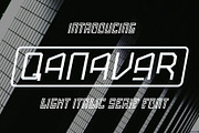 Al Qanavar - Italic Serif, a Serif Font by ivan_artnivora (Thumbnail 1 of 4)