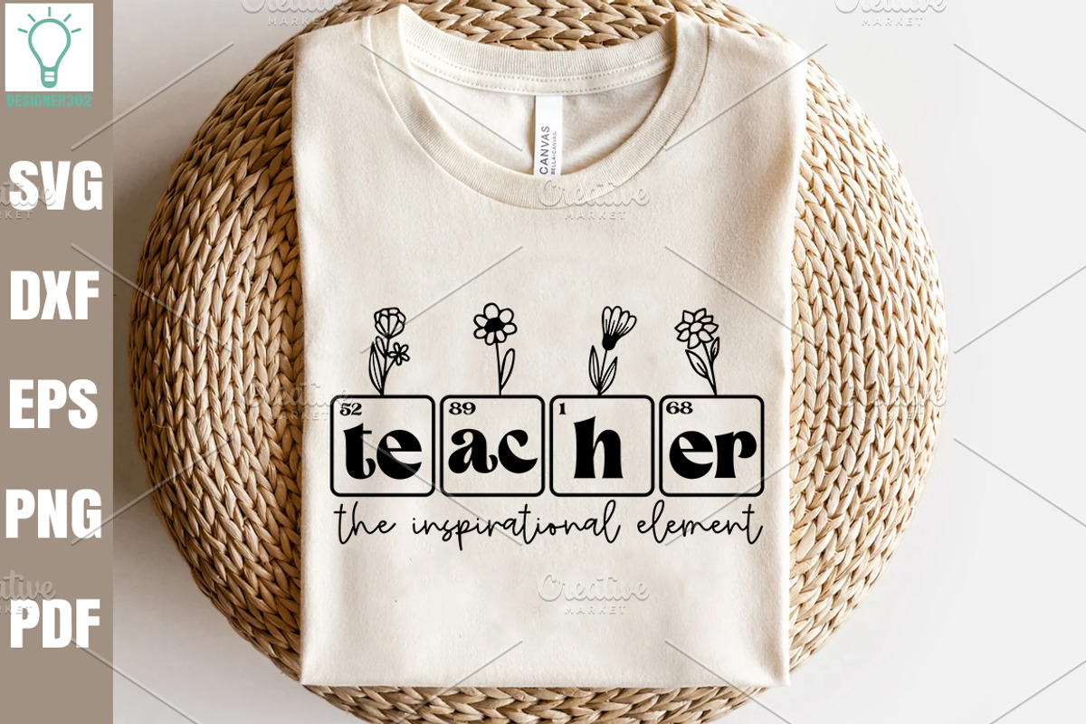 Boho Teacher SVG Bundle, Teacher SVG, a Graphic by Designer302 (Photo 16 of 17)