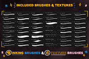 McToothy - Procreate Texture Brushes, a Brush Add-On by IIAspire (Thumbnail 2 of 14)