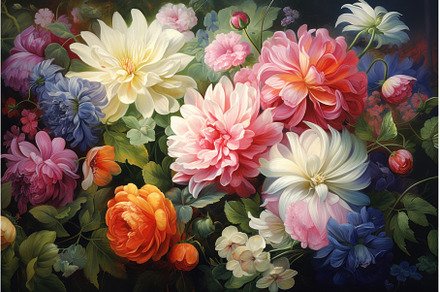 Vibrant Summer garden flowers, a Nature Photo by Ylivdesign