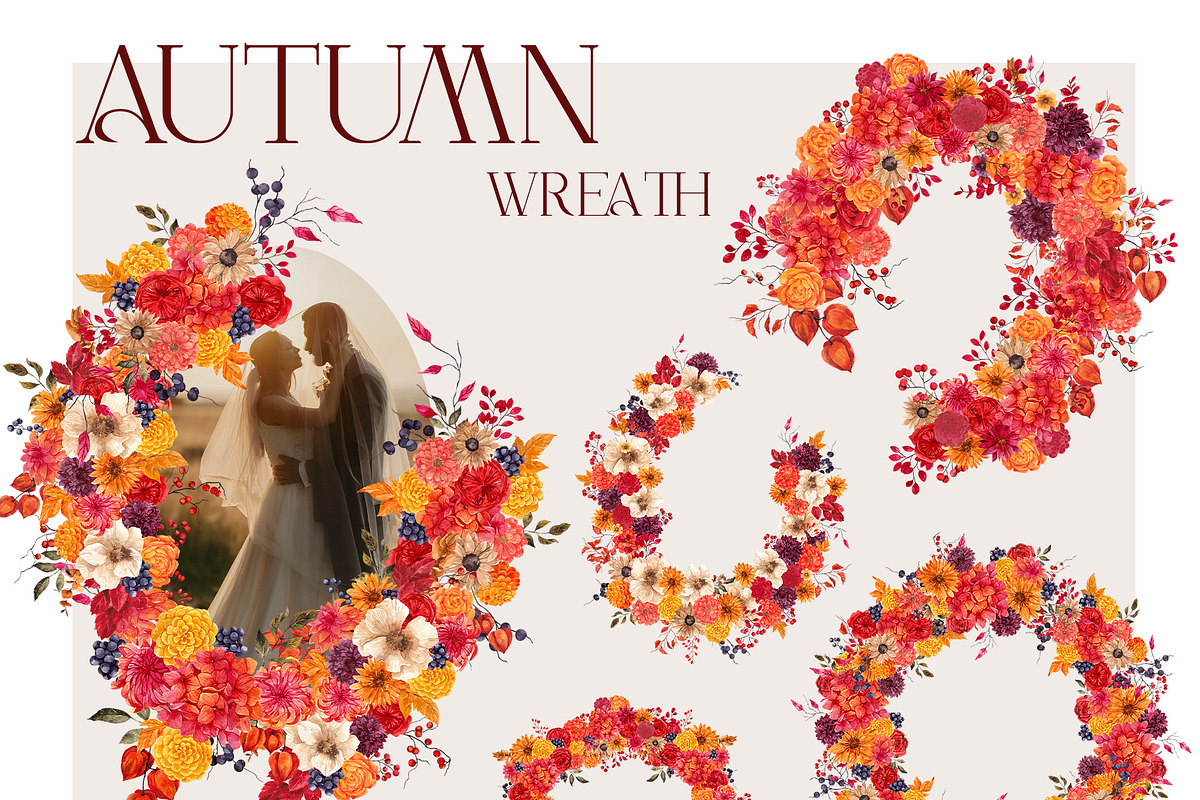 AUTUMN. Hand draw watercolor, an Object Graphic by ma_i_vi (Photo 10 of 14)