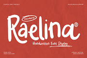 Raelina - Handwritten Font Display, a Handwritten Font by Inviline.co (Thumbnail 1 of 12)