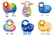 Cute Sheep Watercolor Sublimation, a Graphic by CitraGraphics (Thumbnail 4 of 5)