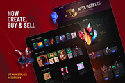 Afspel | Gaming Portal Design, a Landing Page Template by 0effortthemes (Thumbnail 3 of 7)
