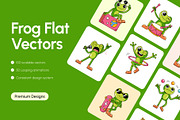 Bundle of Frog Vector Icons, an Emoji Icon by Creative Stall (Thumbnail 1 of 12)