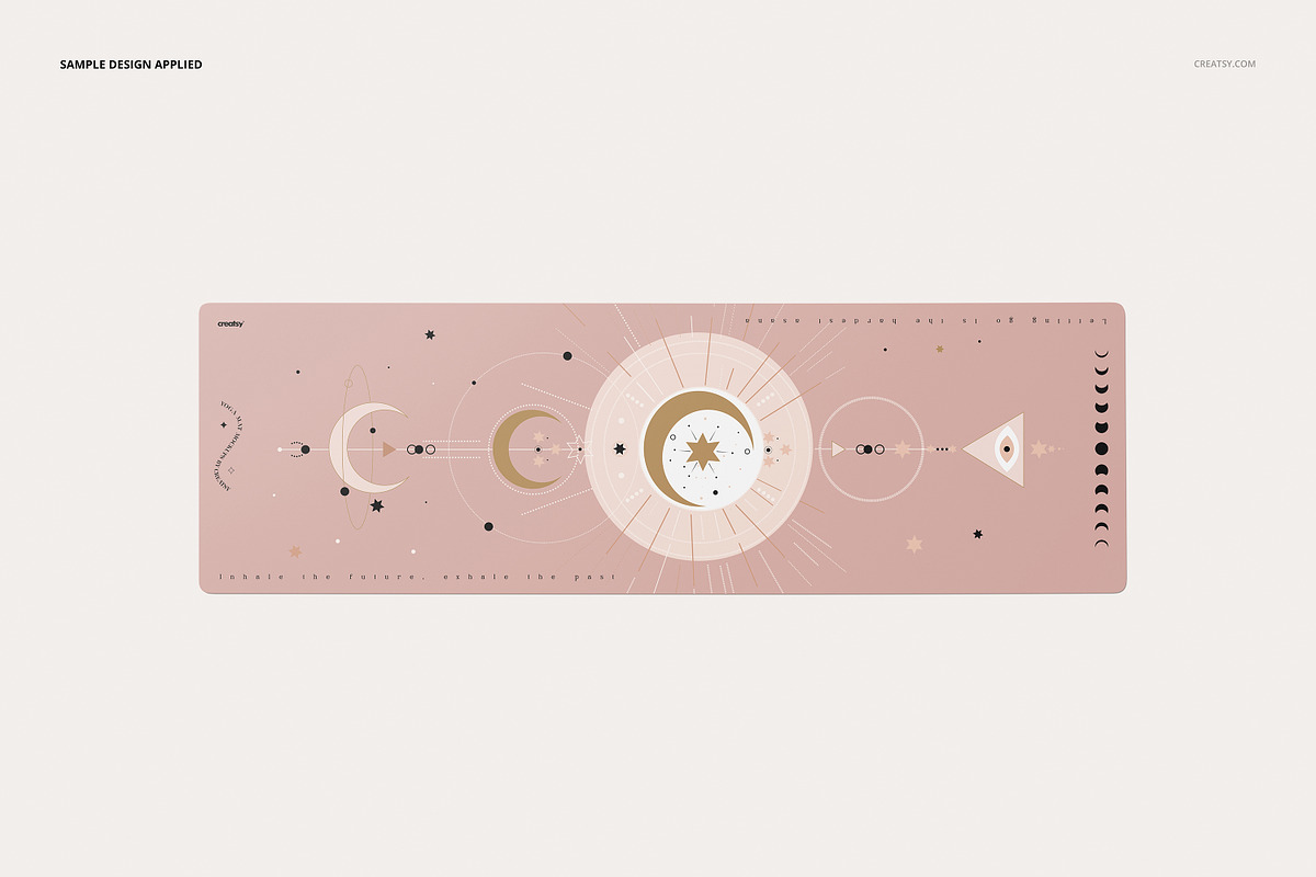 PU Leather Yoga Mat Mockup Set, a Product Mockup by creatsy5 (Photo 10 of 13)
