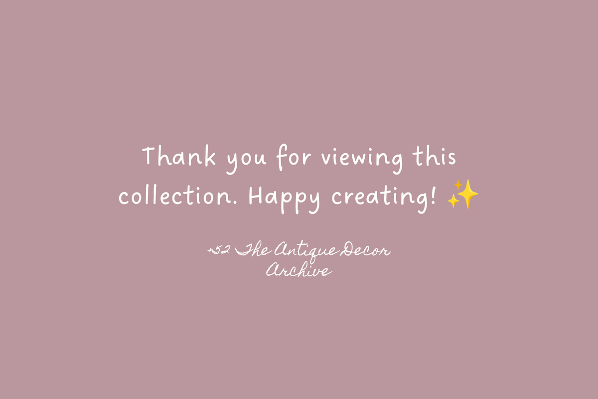 +52 The Antique Decor Illustrations, a Decorative Illustration by The Journey Atelier (Photo 18 of 18)