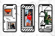 DoodleMe CANVA, PS Stories, a Social Media Template by Dasha_D (Thumbnail 3 of 5)