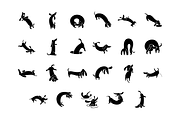 Dachshund Dash Pattern And Icons, a Pattern Graphic by Iconka (Thumbnail 7 of 9)
