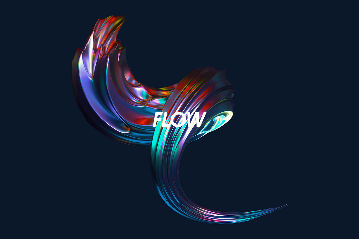 Flow: Cascading Textures, an Object Graphic by RuleByArt