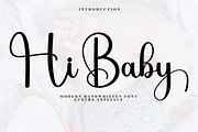Hi Baby, a Handwritten Font by InermediaSTUDIO (Thumbnail 1 of 7)