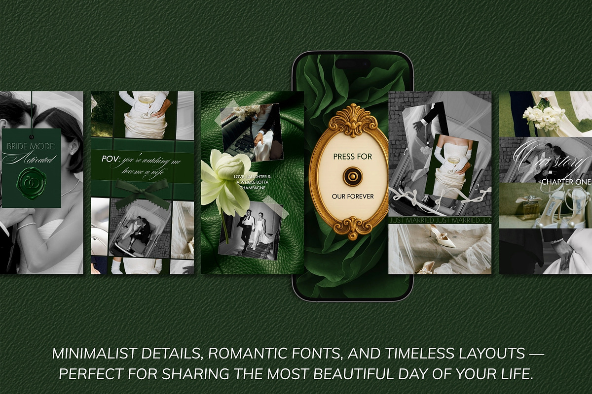 Wedding IG Story Templates | Canva, a Social Media Template by TrendyliciousStore (Photo 3 of 4)