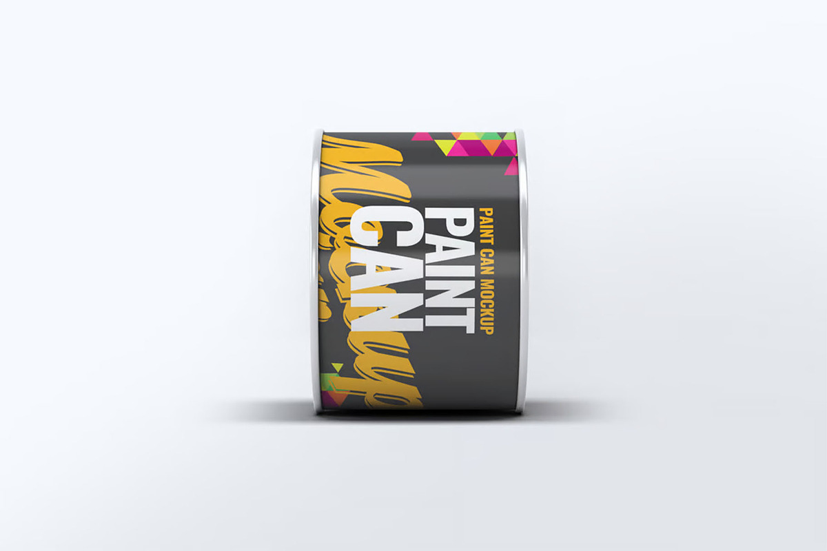 Paint Can Mockup, an Advertising Mockup by Hubzway (Photo 6 of 9)