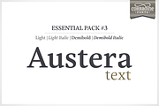 Austera Text Essential #3, a Serif Font by Corradine Fonts (Thumbnail 1 of 14)
