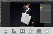 Canvas Tote Bag Dark Background PSD, a Product Mockup by Bruno's Shop (Thumbnail 2 of 3)