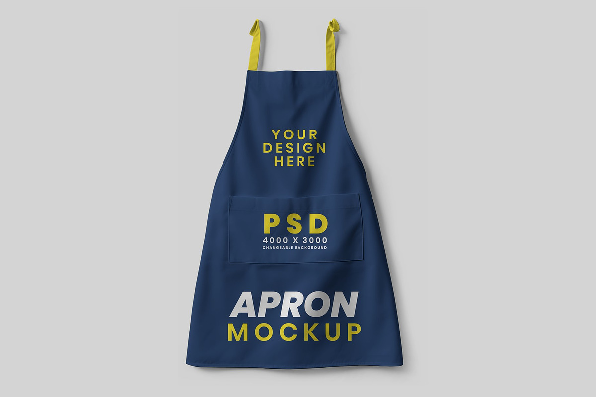 Apron Mockup Design, a Household Mockup by DigitAuras (Photo 6 of 6)