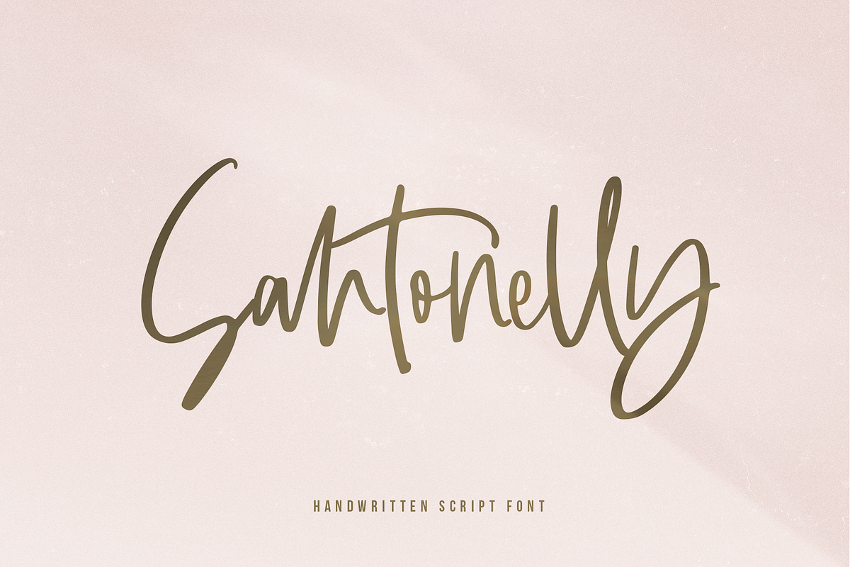 Santonelly | A Script Font