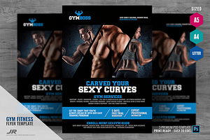 Fitness And Gym Flyer Design