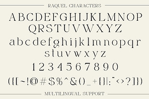 Raquel - Modern Elegant Serif