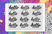 12 Beginner Lettering Brushes, a Brush Add-On by Alexis Gentry (Thumbnail 3 of 5)