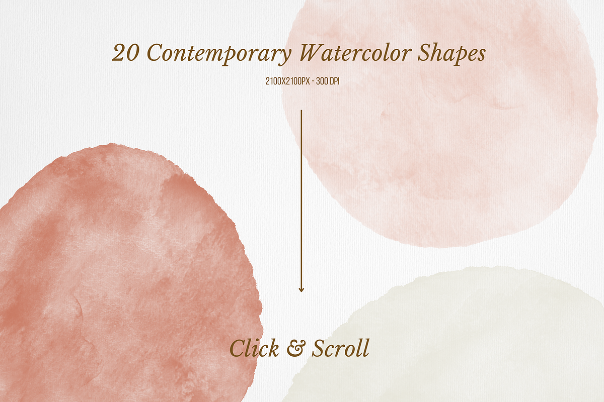Contemporary Shapes and Gold Clipart, a Texture Graphic by Minky Moo Creations (Photo 4 of 14)