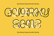 Synthesia Experimental Quirky Font, a Sans Serif Font by Letterhend Studio (Thumbnail 3 of 8)