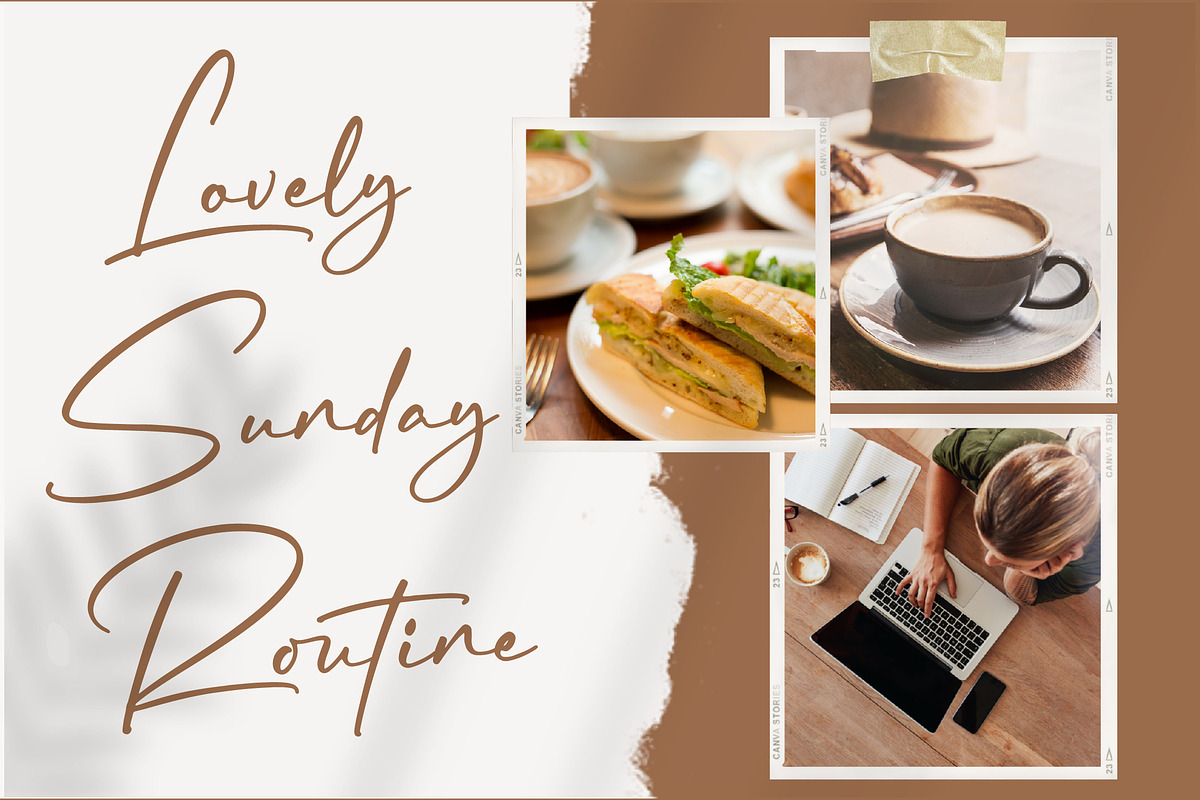 Rundreams Signature Modern Signature, a Script Font by Letterena Studios Script (Photo 10 of 15)