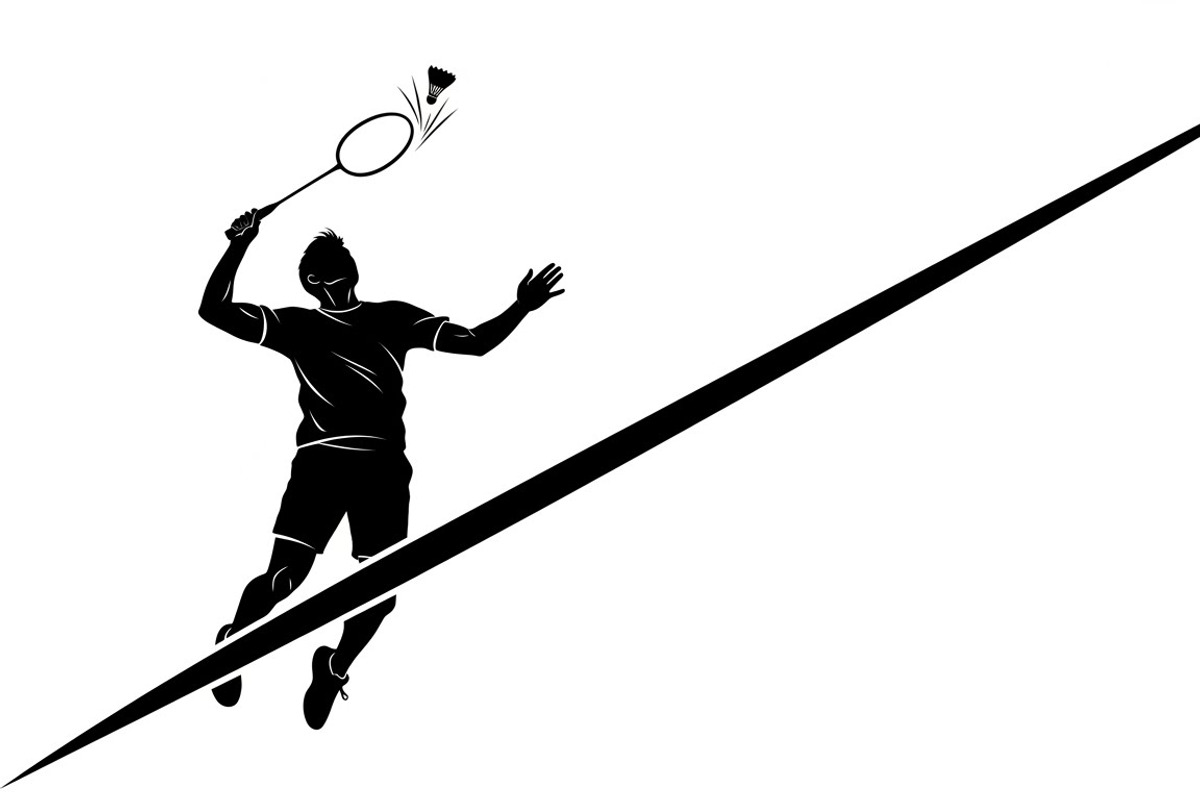 Badminton Smash Silhouettes, an Illustration by Amazin_art (Photo 25 of 31)