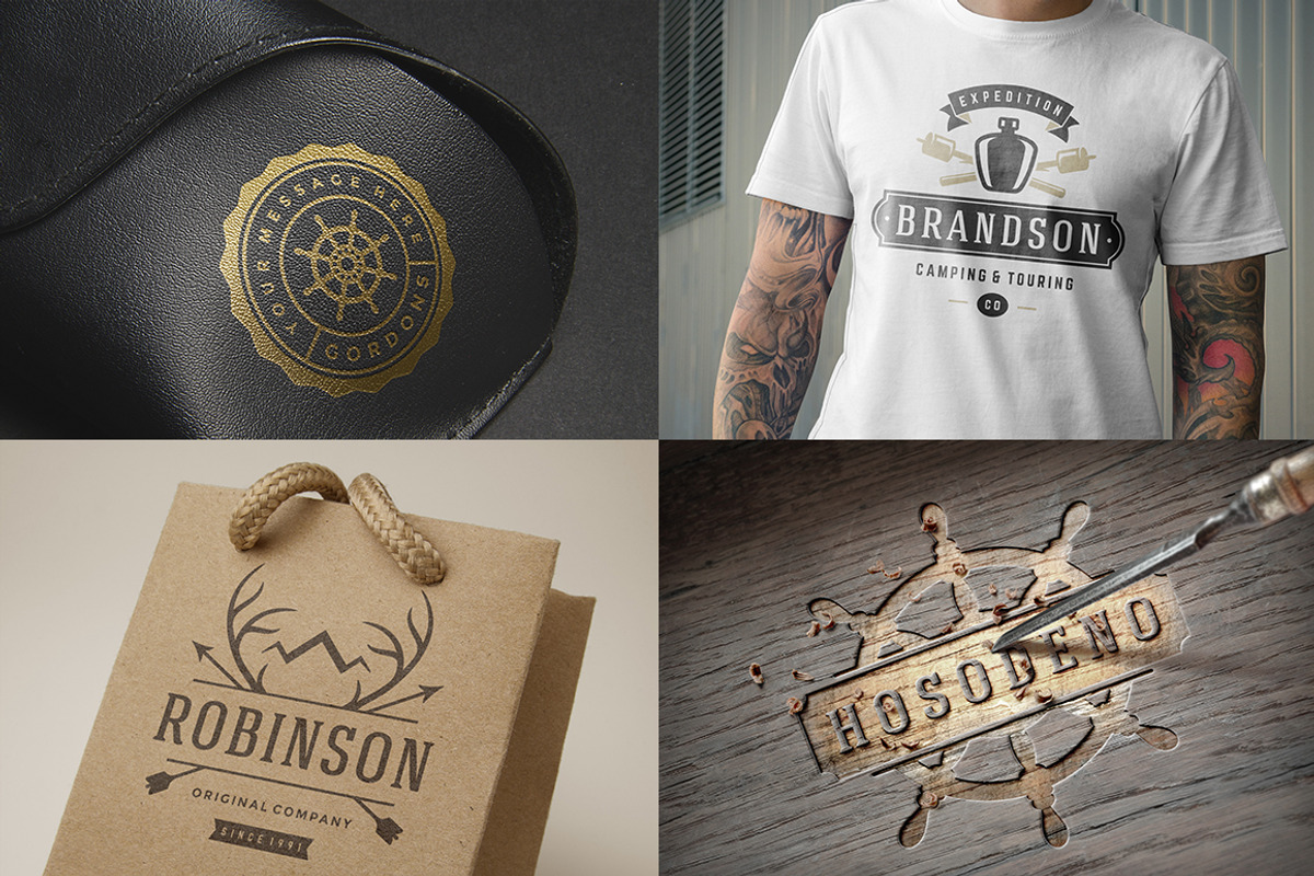 280 Outdoor logos and badges, a Branding & Logo Template by Vasya Kobelev (Photo 20 of 83)