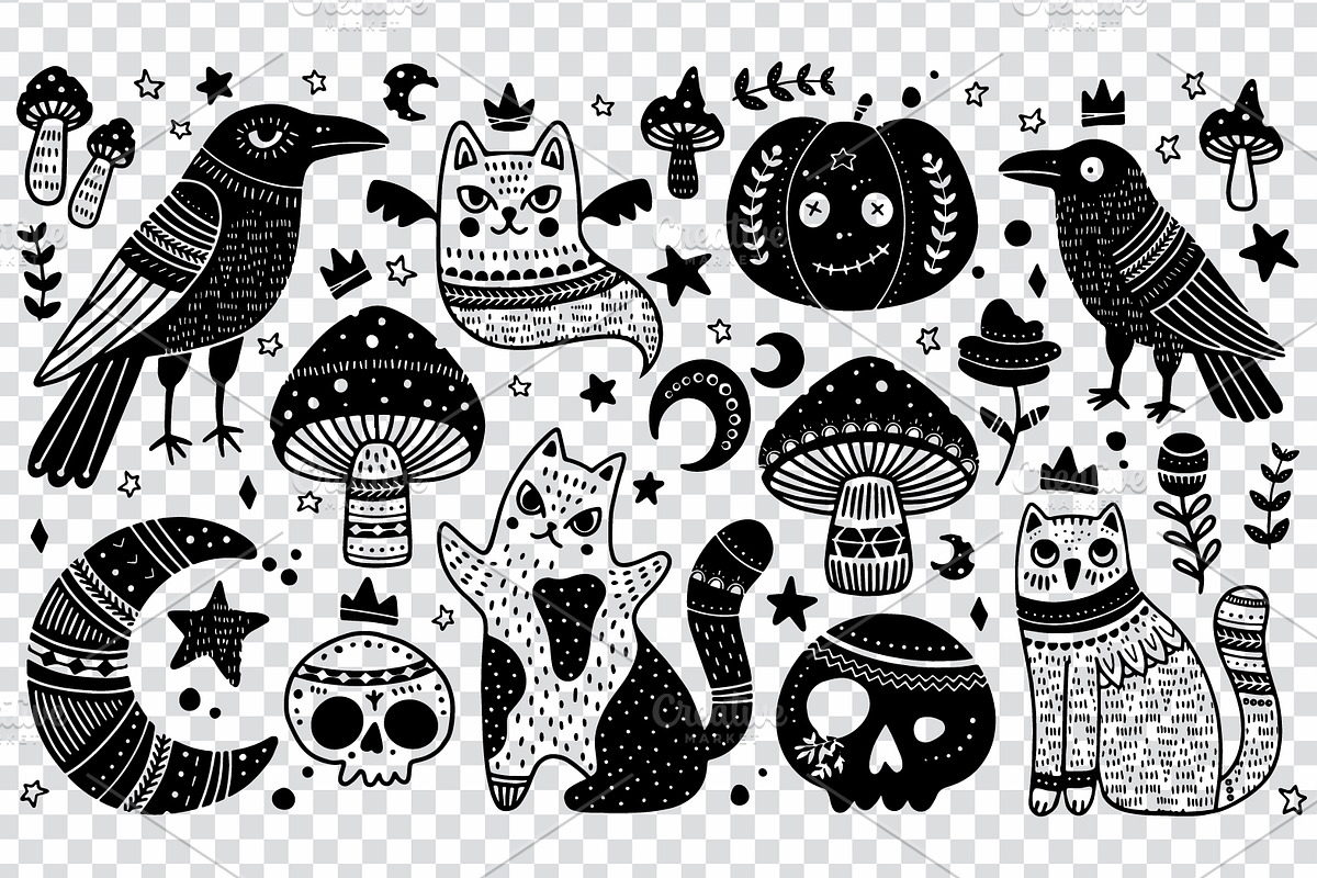 Cute & Cheerful Halloween SVG, an Object Graphic by Lumitar (Photo 3 of 4)