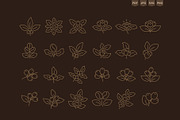 Coffee-themed Backgrounds and Icons, a Texture Illustration by Ilia Design (Thumbnail 9 of 17)