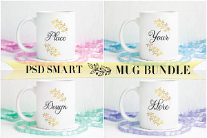 Bundle Spring pastel Mug Cup Mockup