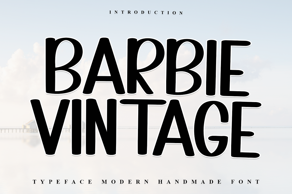 Barbie Vintage, a Sans Serif Font by InermediaSTUDIO (Photo 1 of 7)
