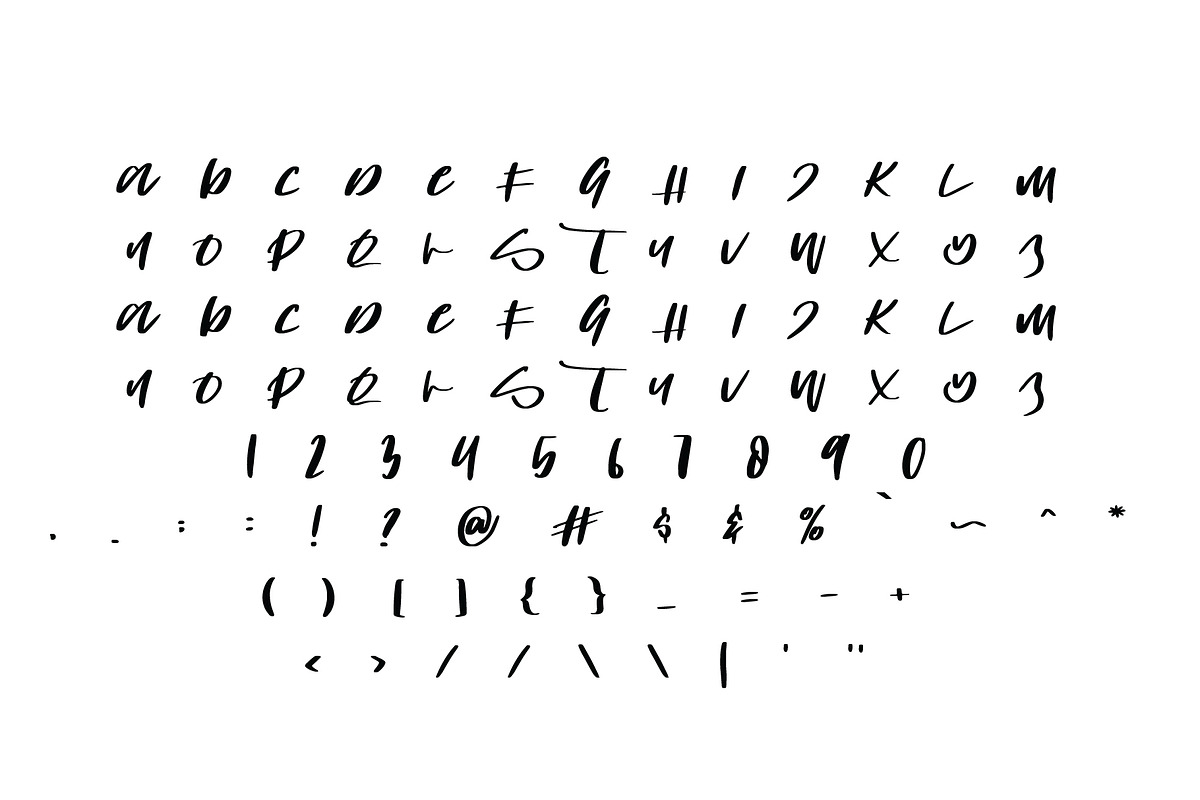 SUMMER FONT preview 3
