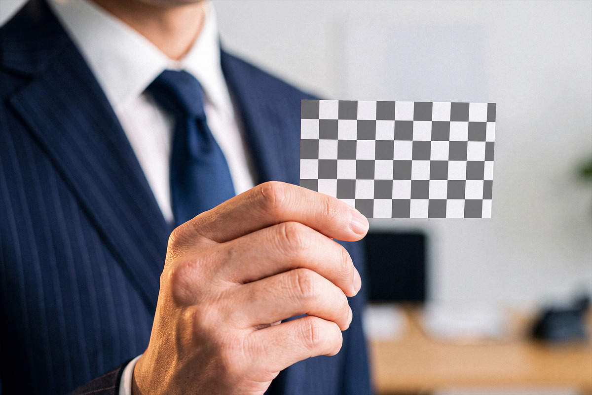Corporate Business Card Mockup, an Advertising Mockup by Designer Dude (Photo 2 of 2)