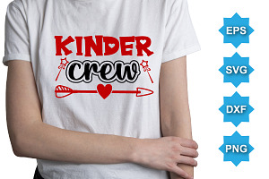 Kinder Crew T-Shirt SVG