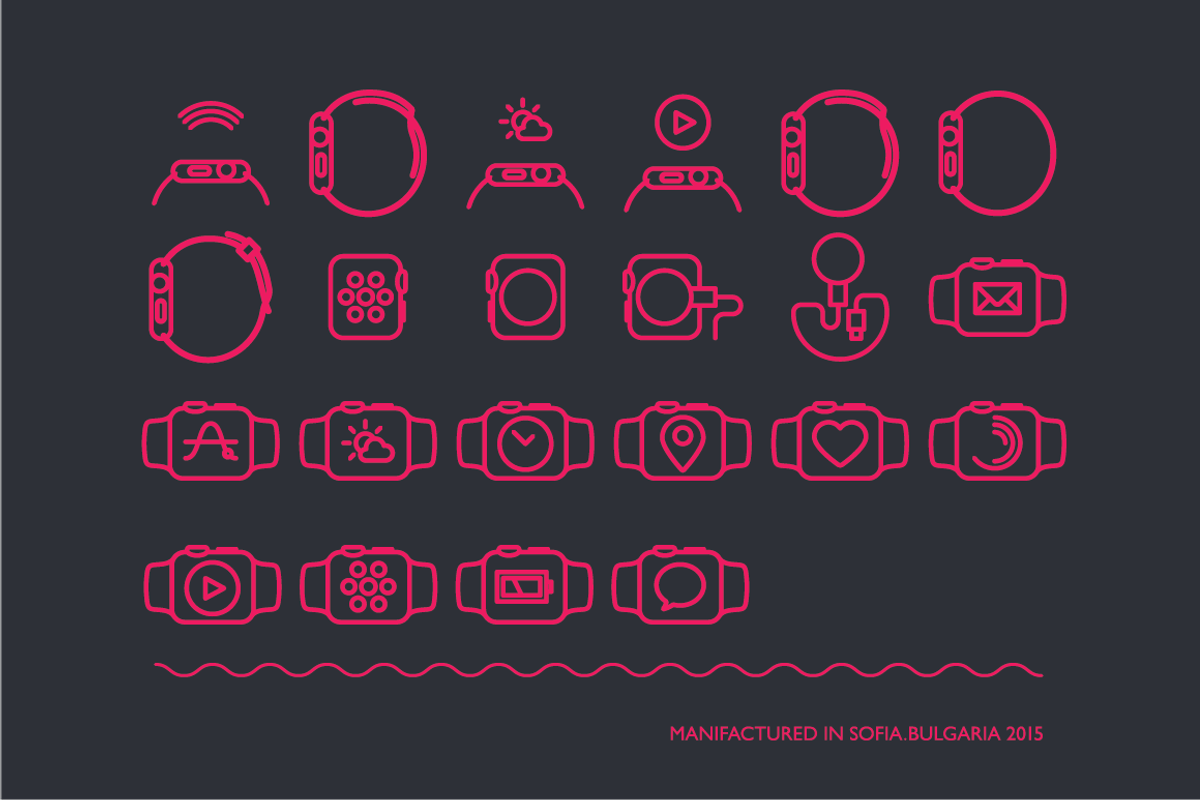APPLE WATCH ICON SET, an Icon by Ema Dimitrova (Photo 2 of 2)