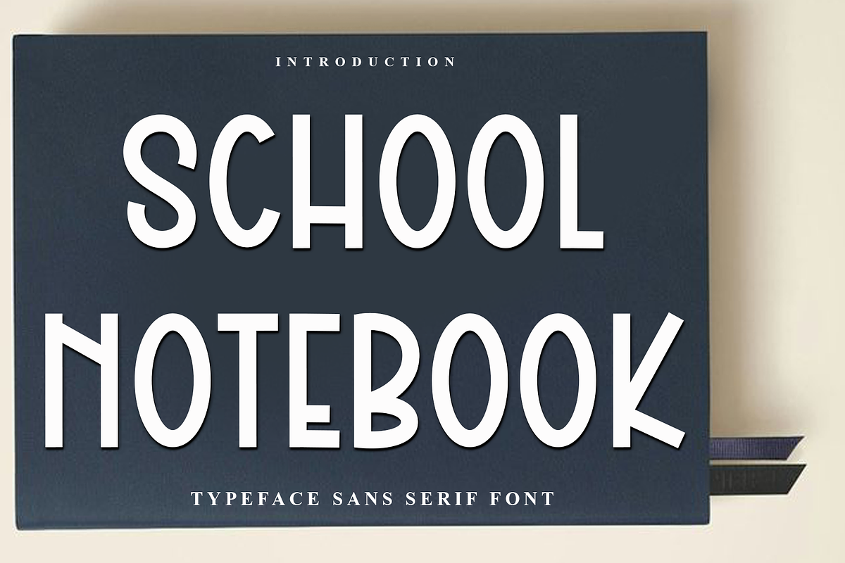 School Notebook, a Script Font by FreshTypeINK (Photo 1 of 8)