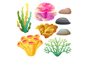 coral reef icon set, an Object Graphic by Propylparaben (Thumbnail 1 of 2)