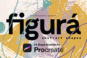 Figurá: 65 Procreate Shape Brushes, a Brush Add-On by nicholasasmita (Thumbnail 1 of 12)