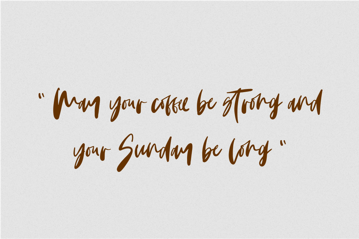 Monday Vibes - Handwritten Font preview 7