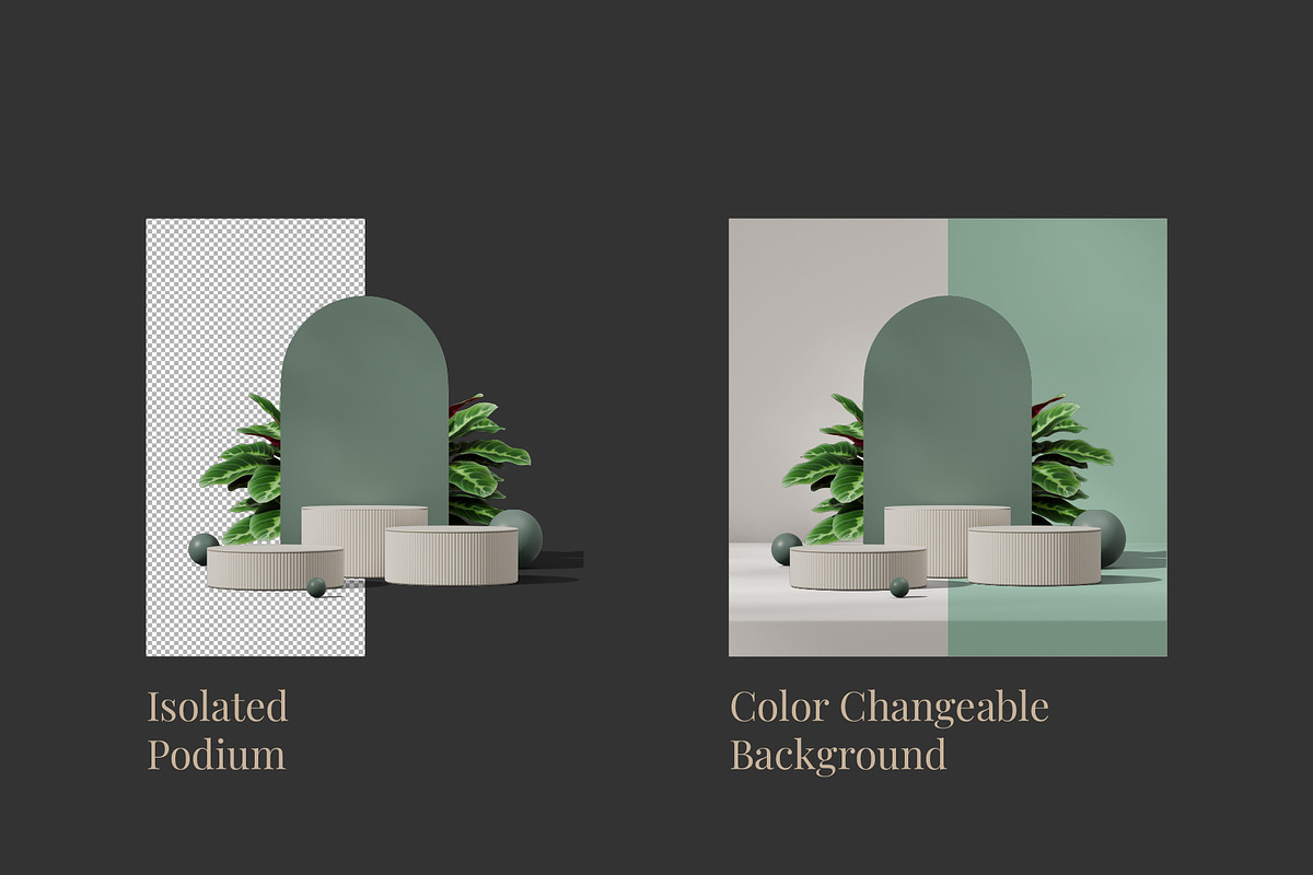 5 Podium with Transparent Background, a Background Graphic by faustudio (Photo 2 of 7)